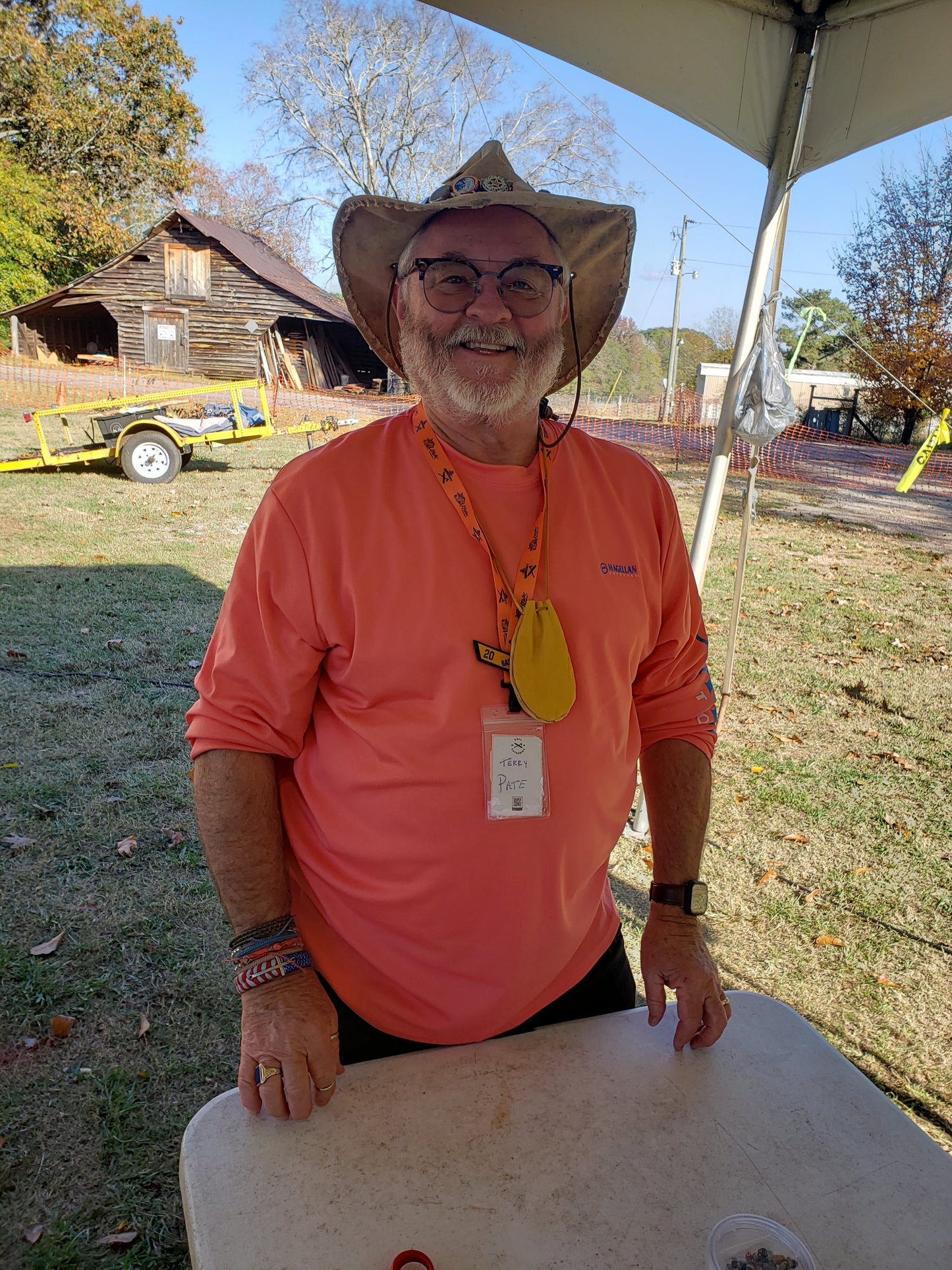 Buckskin medicine bag class at the Mountain Readiness Fallout, Oct 19th, 2024