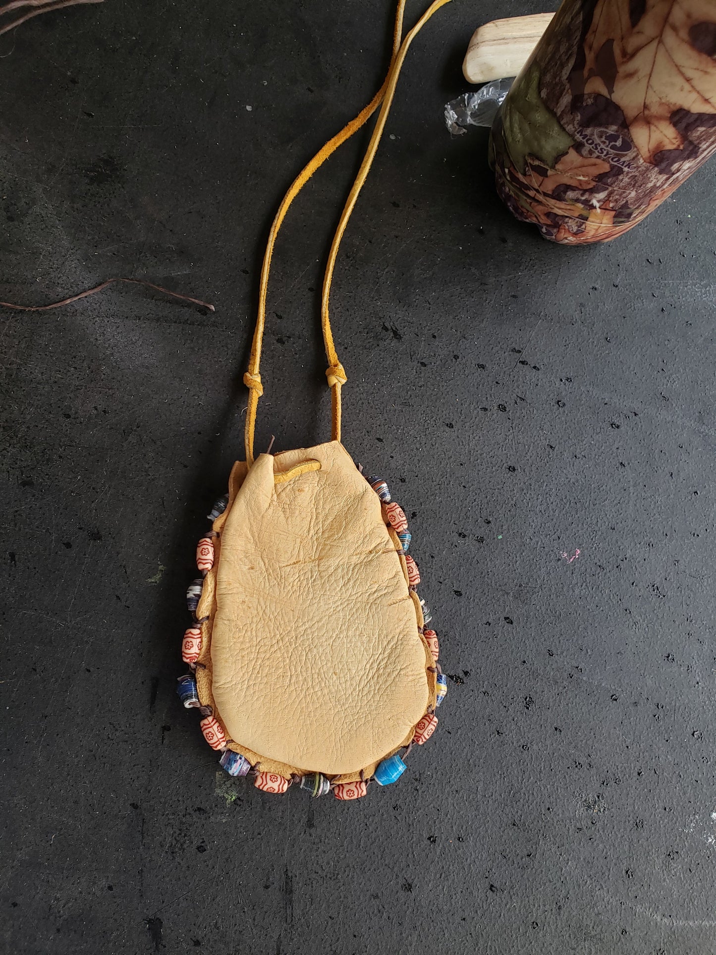 Buckskin medicine bag class at the Mountain Readiness Fallout, Oct 19th, 2024